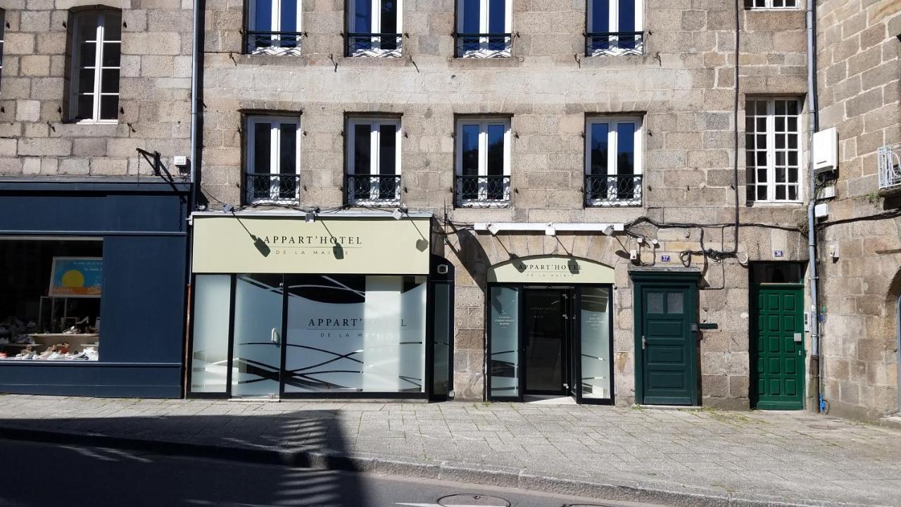 Appart'Hotel De La Mairie Morlaix Exteriör bild